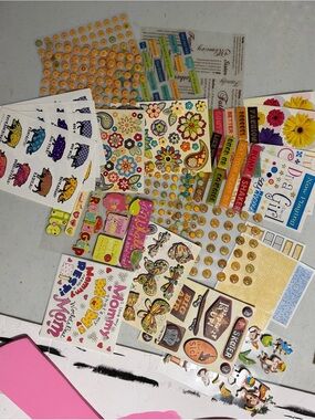 Decorative Scrapbook Sticker Pack- Lot of 2,500+ Stickers